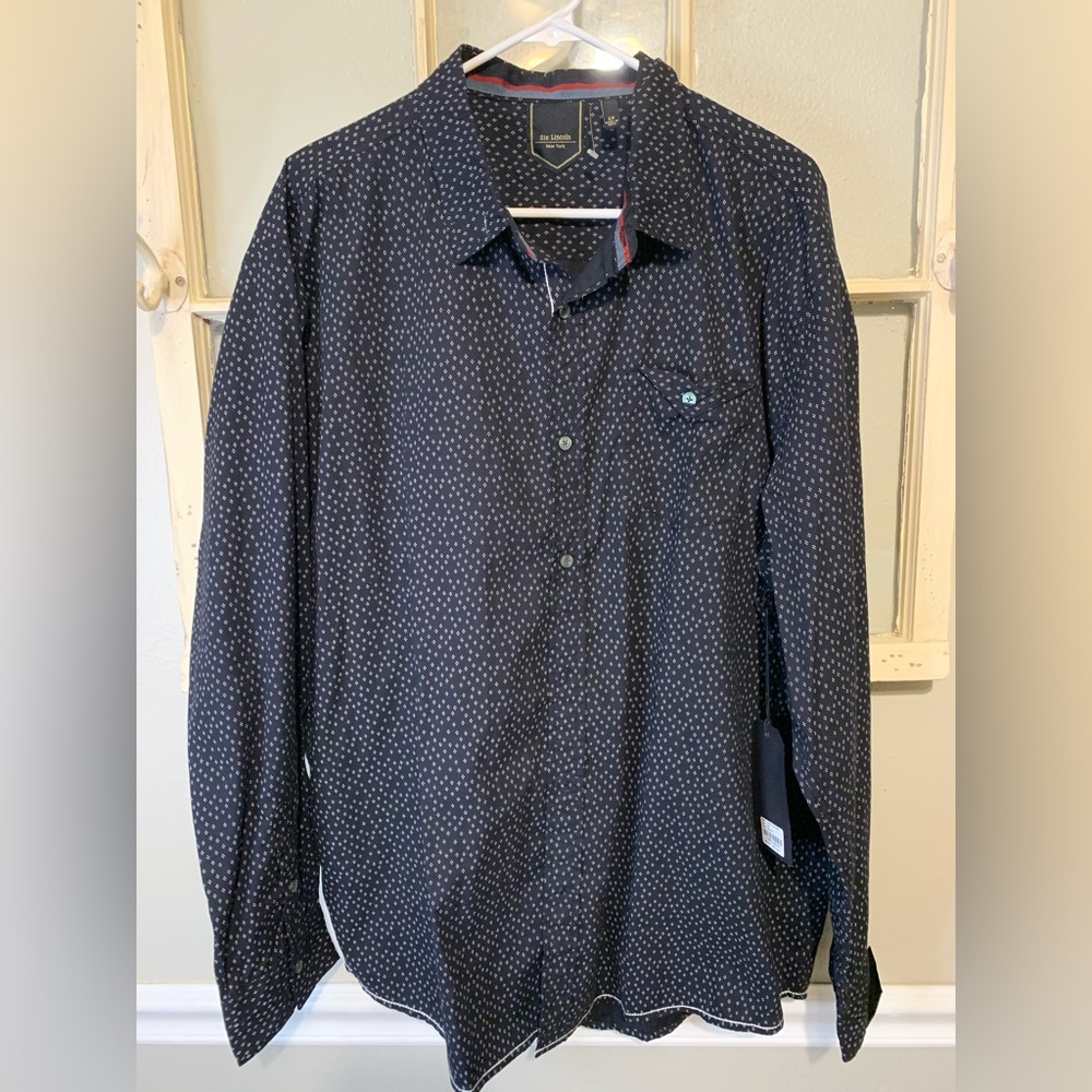 Six Lincoln New York long sleeve button front dress shirt size 2X NWT